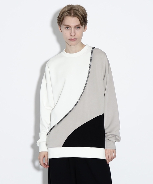 tk.TAKEO KIKUCHI(ティーケータケオキクチ)の「◆カーブスイッチステッチカットソー(Tシャツ/カットソー・メンズ・ダークグリーン系4/ホワイト系5/ブルー系4・01/02/03)」の12枚目の写真