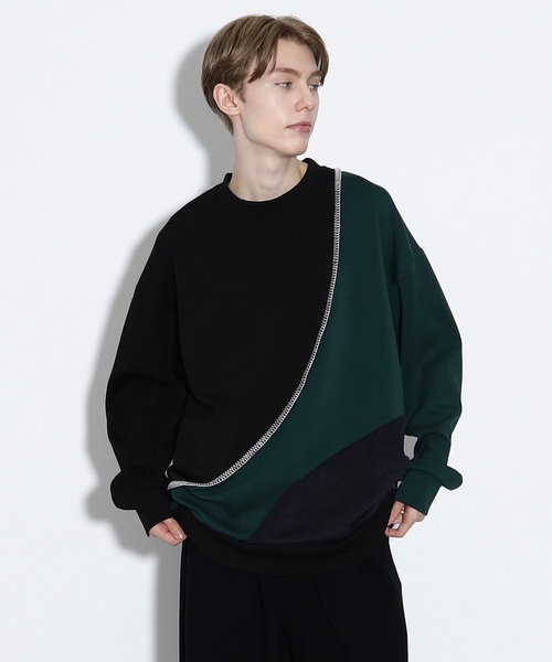 tk.TAKEO KIKUCHI(ティーケータケオキクチ)の「◆カーブスイッチステッチカットソー(Tシャツ/カットソー・メンズ・ダークグリーン系4/ホワイト系5/ブルー系4・01/02/03)」の21枚目の写真