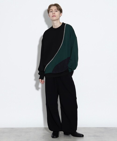 tk.TAKEO KIKUCHI(ティーケータケオキクチ)の「◆カーブスイッチステッチカットソー(Tシャツ/カットソー・メンズ・ダークグリーン系4/ホワイト系5/ブルー系4・01/02/03)」の20枚目の写真