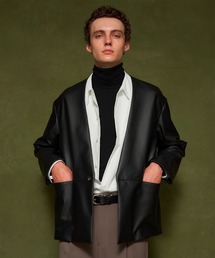 COLUMN（コラム）の「COLUMN / フェイクレザーノーカラージャケット