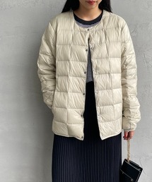 【WEB限定】[TAION/タイオン] クルーネック インナーダウンジャケット