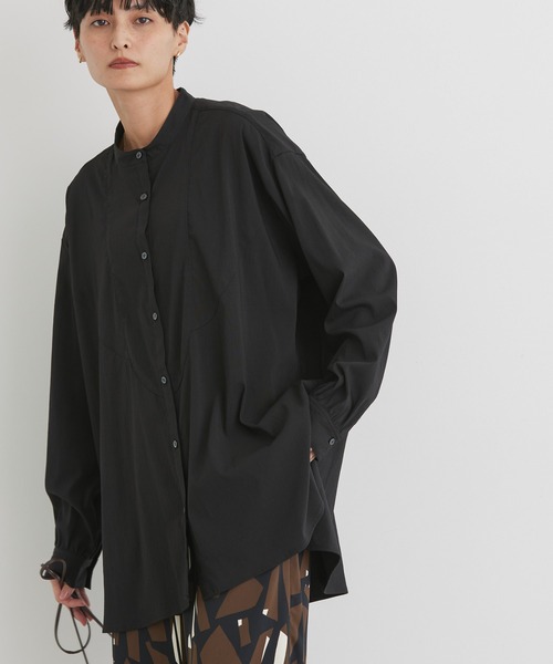 AMERICAN HOLIC(アメリカンホリック)の「ヨーク切り替えチュニック(チュニック・レディース・キャメル/アイボリー/ブラック/ブルー・M/L)」の3枚目の写真