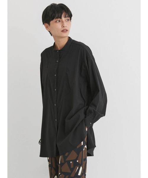 AMERICAN HOLIC(アメリカンホリック)の「ヨーク切り替えチュニック(チュニック・レディース・キャメル/アイボリー/ブラック/ブルー・M/L)」の6枚目の写真