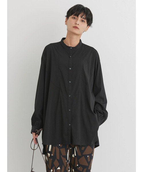 AMERICAN HOLIC(アメリカンホリック)の「ヨーク切り替えチュニック(チュニック・レディース・キャメル/アイボリー/ブラック/ブルー・M/L)」の8枚目の写真