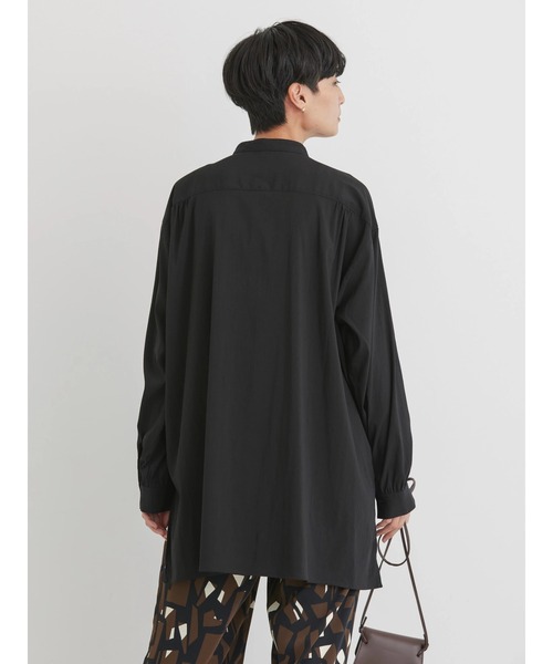 AMERICAN HOLIC(アメリカンホリック)の「ヨーク切り替えチュニック(チュニック・レディース・キャメル/アイボリー/ブラック/ブルー・M/L)」の10枚目の写真