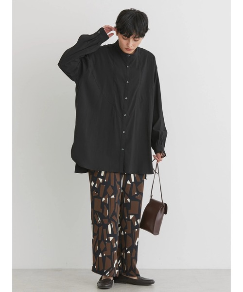 AMERICAN HOLIC(アメリカンホリック)の「ヨーク切り替えチュニック(チュニック・レディース・キャメル/アイボリー/ブラック/ブルー・M/L)」の11枚目の写真