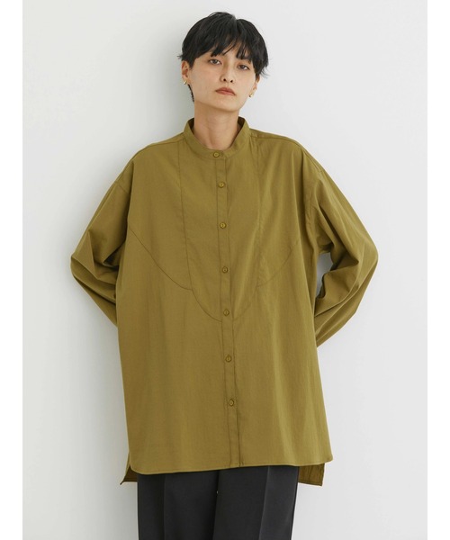 AMERICAN HOLIC(アメリカンホリック)の「ヨーク切り替えチュニック(チュニック・レディース・キャメル/アイボリー/ブラック/ブルー・M/L)」の13枚目の写真