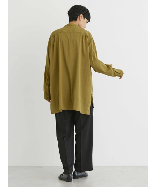 AMERICAN HOLIC(アメリカンホリック)の「ヨーク切り替えチュニック(チュニック・レディース・キャメル/アイボリー/ブラック/ブルー・M/L)」の18枚目の写真