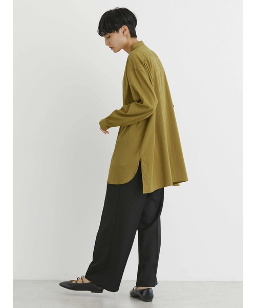 AMERICAN HOLIC(アメリカンホリック)の「ヨーク切り替えチュニック(チュニック・レディース・キャメル/アイボリー/ブラック/ブルー・M/L)」の19枚目の写真