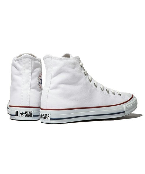 CONVERSE（コンバース）の「CONVERSE CANVAS ALL STAR HI（コンバース キャンバス オールスター ハイ）（スニーカー・メンズ・ホワイト・25.5cm/26cm/27.5cm/25cm/27cm/26.5cm/28cm/24cm/29cm/22cm/24.5cm/23cm/22.5cm/23.5cm/30.0cm/23.5/24.5）」の2枚目の写真