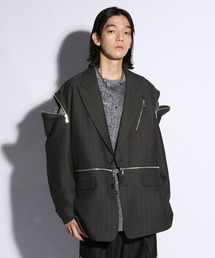 HARE | 【SET UP対応】ZIPデザインジャケット(HARE)(テーラードジャケット)