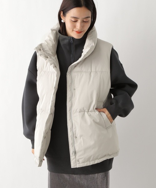 LEPSIM（レプシィム）の「中綿ボリュームベスト　977025（ダウンベスト・レディース・ブラック/ライトグレー/ブルー・FREE）」の14枚目の写真
