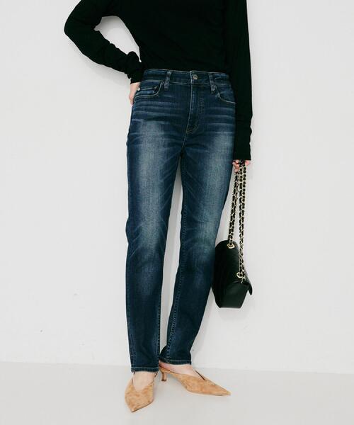 Healthy denim（ヘルシーデニム）の「【Healthy DENIM×UNTITLED】別注 R Mrytle（リマートル）テーパードデニム（デニムパンツ・レディース・ブルー系その他/ブラック/スミクロ・48/46/02/01/99/04/03/42/00/44）」の11枚目の写真