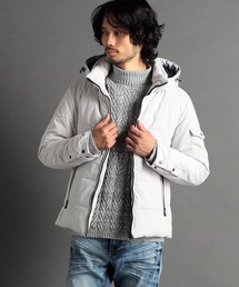 HIDEAWAYS NICOLE | フードプリント中綿ブルゾン(ブルゾン)