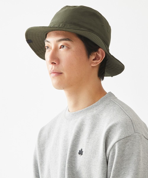 LOGOS(ロゴス)の「【CAMP LOGOS/キャンプロゴス】ジャングル アウトドアハット(撥水・折りたたみ式)(ハット・メンズ・サンドベージュ/カーキ/ブラック・FREE)」の7枚目の写真
