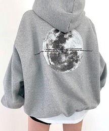 SHEENA（シーナ）の「フルムーンロゴプリントルーズパーカー（パーカー・メンズ）」