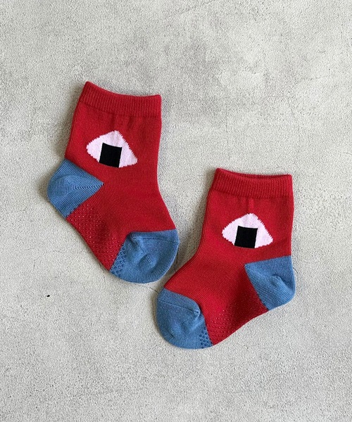 MARKEY'S(マーキーズ)の「クルーソックス/おにぎり(/9~13cm/14~18cm)(ソックス/靴下・キッズ・レッド/グリーン/ブルー/グレー・S/M)」の4枚目の写真