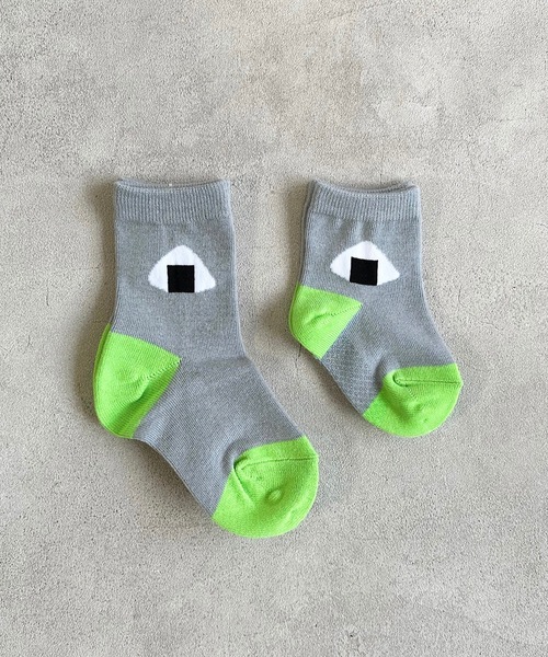 MARKEY'S(マーキーズ)の「クルーソックス/おにぎり(/9~13cm/14~18cm)(ソックス/靴下・キッズ・レッド/グリーン/ブルー/グレー・S/M)」の6枚目の写真