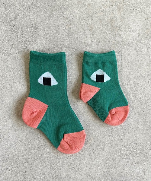 MARKEY'S(マーキーズ)の「クルーソックス/おにぎり(/9~13cm/14~18cm)(ソックス/靴下・キッズ・レッド/グリーン/ブルー/グレー・S/M)」の8枚目の写真