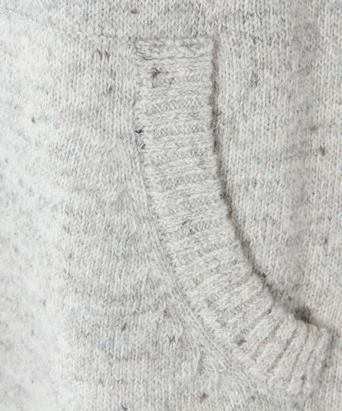 coen(コーエン)の「カラーネップフーデットニットワンピース(ワンピース・レディース・ライトグレー/ネイビー/レッド/ダークグレー/ターコイズブルー・LARGE/MEDIUM)」の18枚目の写真