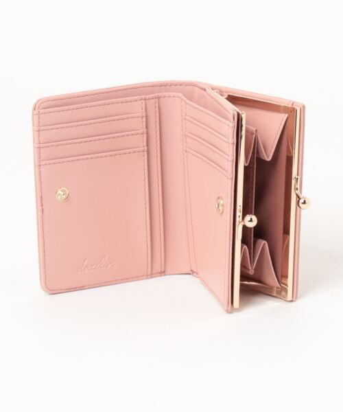 dazzlin(ダズリン)の「dazzlin/ダズリン スクエアロゴ がま口ウォレット(財布・レディース・ブラック/グリーン/ベージュ/ローズ/ボルドー/ブラウン/ベージュ系その他/ブルーグレー/アイボリー・FREE)」の12枚目の写真