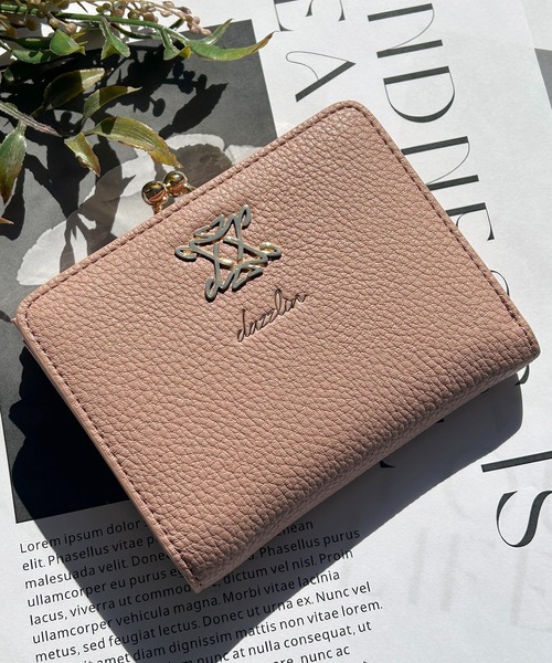 dazzlin(ダズリン)の「dazzlin/ダズリン スクエアロゴ がま口ウォレット(財布・レディース・ブラック/グリーン/ベージュ/ローズ/ボルドー/ブラウン/ベージュ系その他/ブルーグレー/アイボリー・FREE)」の9枚目の写真