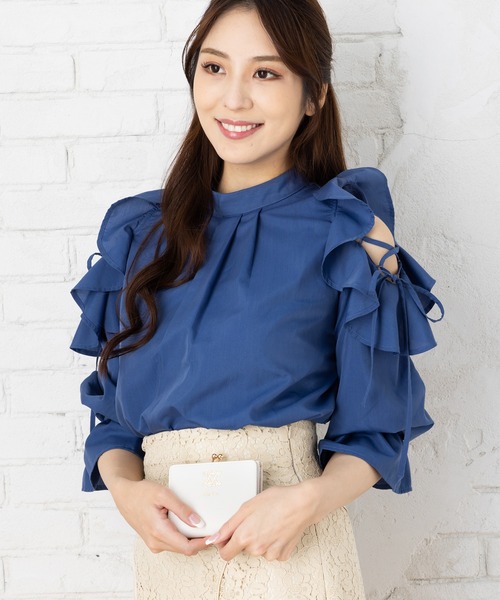 dazzlin(ダズリン)の「dazzlin/ダズリン スクエアロゴ がま口ウォレット(財布・レディース・ブラック/グリーン/ベージュ/ローズ/ボルドー/ブラウン/ベージュ系その他/ブルーグレー/アイボリー・FREE)」の18枚目の写真