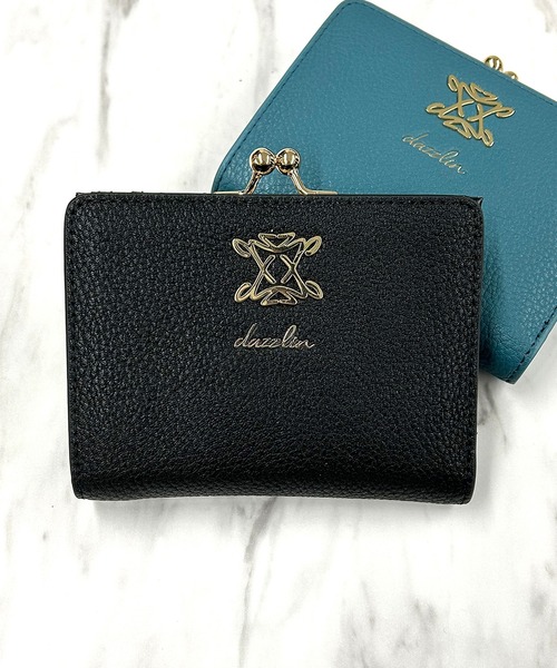 dazzlin(ダズリン)の「dazzlin/ダズリン スクエアロゴ がま口ウォレット(財布・レディース・ブラック/グリーン/ベージュ/ローズ/ボルドー/ブラウン/ベージュ系その他/ブルーグレー/アイボリー・FREE)」の15枚目の写真