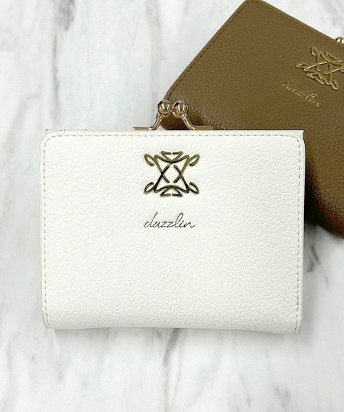 dazzlin(ダズリン)の「dazzlin/ダズリン スクエアロゴ がま口ウォレット(財布・レディース・ブラック/グリーン/ベージュ/ローズ/ボルドー/ブラウン/ベージュ系その他/ブルーグレー/アイボリー・FREE)」の14枚目の写真