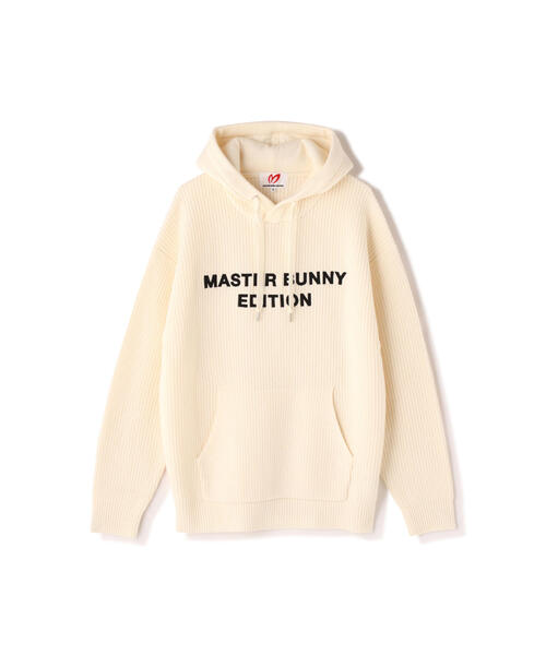 MASTER BUNNY EDITION フード付きセーター ベージュ MASTER BUNNY EDITION（マスターバニーエディション）の「【MASTER