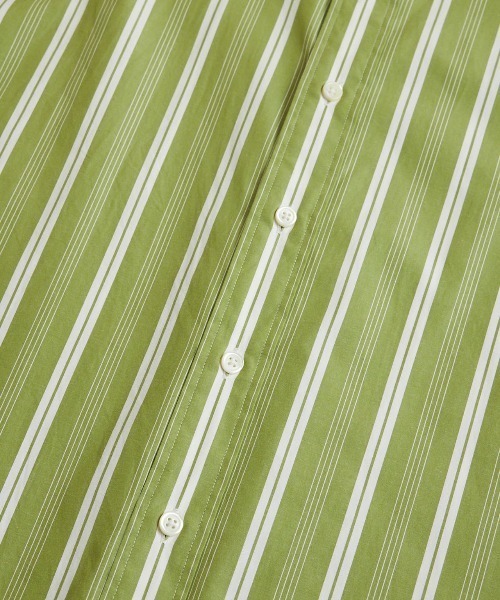 THE SHINZONE(ザ シンゾーン)の「THE SHINZONE/シンゾーン ストライプダディシャツ STRIPE DADDY 24SS 24SMSBL04(シャツ/ブラウス・レディース・ブルー/グリーン・FREE)」の3枚目の写真