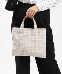 Bermosa（ベルモサ）の「ミニ ツイードバッグ お稽古バッグ レッスンバッグ（トートバッグ）」