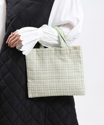 Bermosa（ベルモサ）の「ミニ ツイードバッグ お稽古バッグ レッスンバッグ（トートバッグ）」