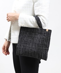 Bermosa（ベルモサ）の「ミニ ツイードバッグ お稽古バッグ レッスンバッグ（トートバッグ）」