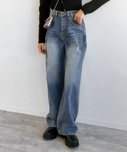 JOINT WORKS（ジョイントワークス）の「HOLE デニムパンツ（デニムパンツ・レディース・ブルー系その他・SMALL/MEDIUM）」の4枚目の写真