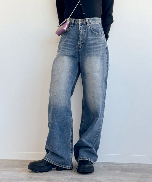 JOINT WORKS（ジョイントワークス）の「HOLE デニムパンツ（デニムパンツ・レディース・ブルー系その他・SMALL/MEDIUM）」の6枚目の写真