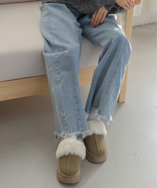 AMELY（エミリー）の「エコファームートンサンダル（サンダル）」 - WEAR