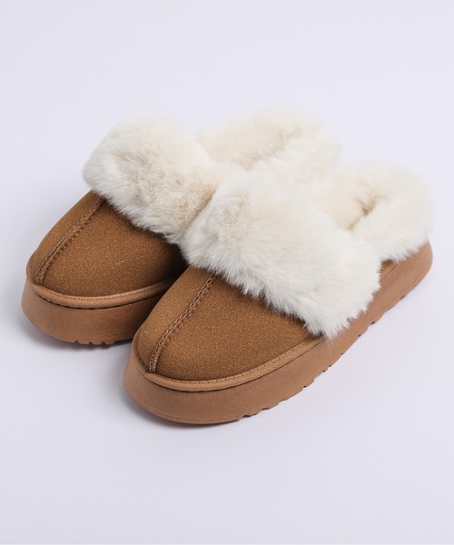 AMELY（エミリー）の「エコファームートンサンダル（サンダル・レディース・カーキ/ブラウン/ブラック・38/40/35/37/36/39）」の18枚目の写真