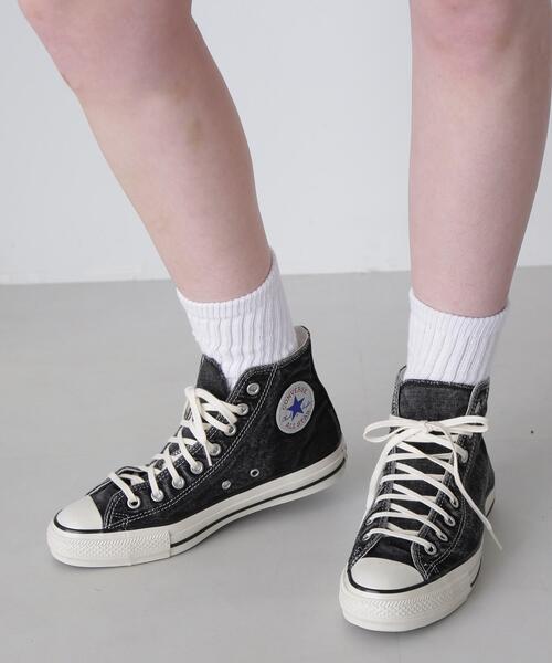 CONVERSE(コンバース)の「CONVERSE/コンバース/ALL STAR US AGEDDENIM HI/オールスター US エイジドデニム HI(スニーカー・レディース・ブラック・5/6.5/4)」の1枚目の写真