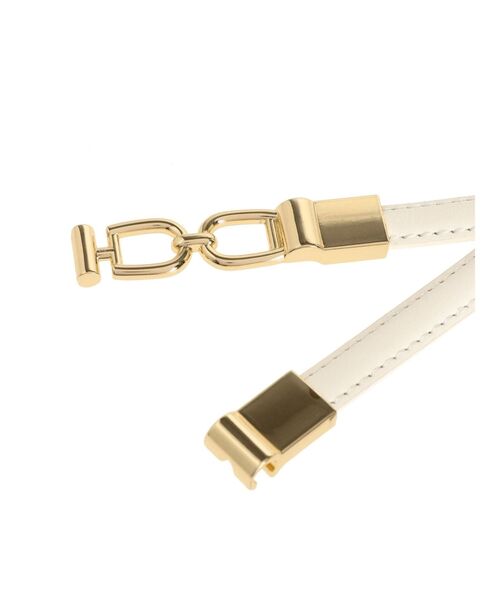 MERCURYDUO（マーキュリーデュオ）の「ビット付細ベルト（ベルト・レディース・ブラック/アイボリー/ゴールド系その他4/ゴールド系その他・FREE）」の12枚目の写真