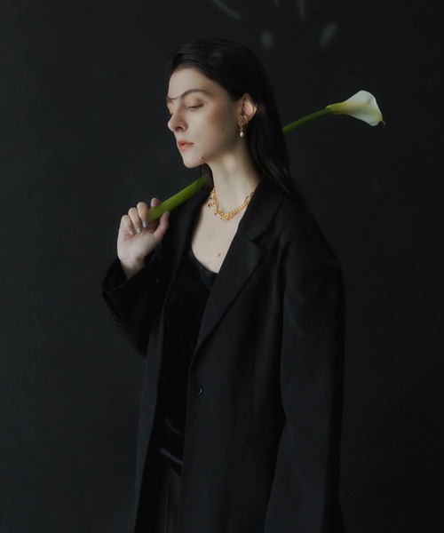 loni（ロニ）の「【金属アレルギー対応】Rhips random chain choker/リプスランダムチェーンチョーカー（チョーカー・レディース・シルバー/ゴールド・FREE）」の14枚目の写真