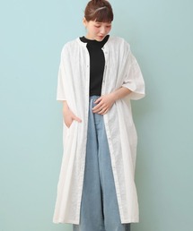 チチカカ | Rico ペイズリー総柄刺繍ワンピース(シャツワンピース)