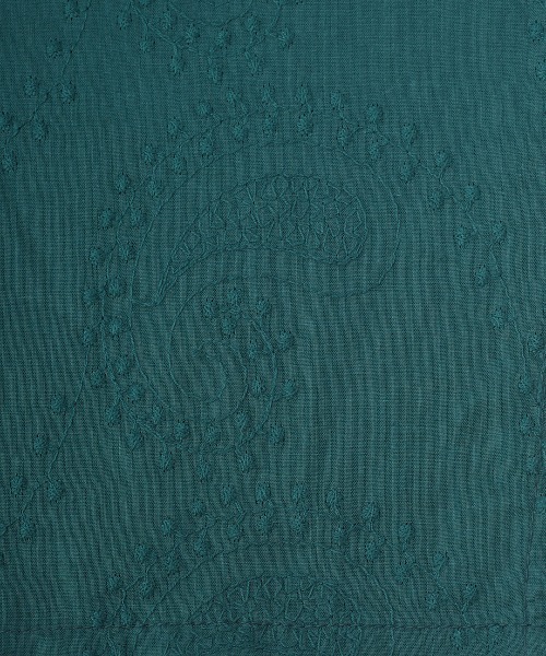 チチカカ(チチカカ)の「Rico ペイズリー総柄刺繍ワンピース(シャツワンピース・レディース・チャコールグレー/グリーン/ホワイト・FREE)」の17枚目の写真