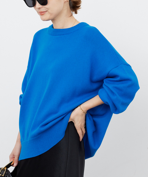 Deuxieme Classe Basic Knit ブルーA ベーシックニット（ニット/セーター）｜Deuxieme Classe