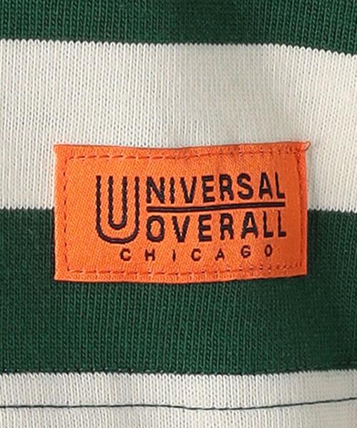 UNIVERSAL OVERALL(ユニバーサルオーバーオール)の「【別注】<UNIVERSAL OVERALL>TJ EX ボーダープルオーバー 100cm-130cm(Tシャツ/カットソー・キッズ・ダークグリーン/ブラック・S(120-130cm)/XS(100-110cm))」の9枚目の写真