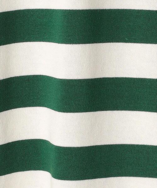 UNIVERSAL OVERALL(ユニバーサルオーバーオール)の「【別注】<UNIVERSAL OVERALL>TJ EX ボーダープルオーバー 100cm-130cm(Tシャツ/カットソー・キッズ・ダークグリーン/ブラック・S(120-130cm)/XS(100-110cm))」の13枚目の写真