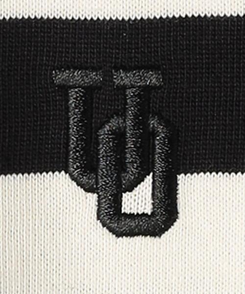 UNIVERSAL OVERALL(ユニバーサルオーバーオール)の「【別注】<UNIVERSAL OVERALL>TJ EX ボーダープルオーバー 100cm-130cm(Tシャツ/カットソー・キッズ・ダークグリーン/ブラック・S(120-130cm)/XS(100-110cm))」の10枚目の写真