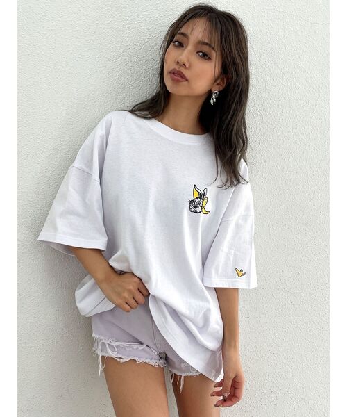 （What it isNt）ART BY MARKGONZALES（ワットイットイズント）の「GYDA×(What it isNt)ART BY MARK GONZALESBIG Tシャツ（Tシャツ/カットソー・レディース・ブラック/オフホワイト/ミント・FREE）」の11枚目の写真