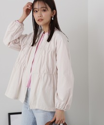 N.（N. Natural Beauty Basic） | ◆ミニリップストップシャーリングブルゾン(ブルゾン)