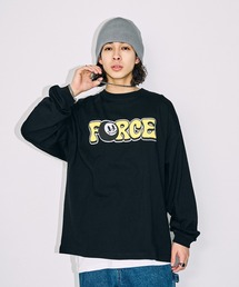 WEGO/アクセ付きグラフィックロンT